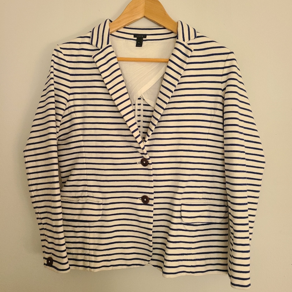 J Crew Nautical Maritime Blazer Size M